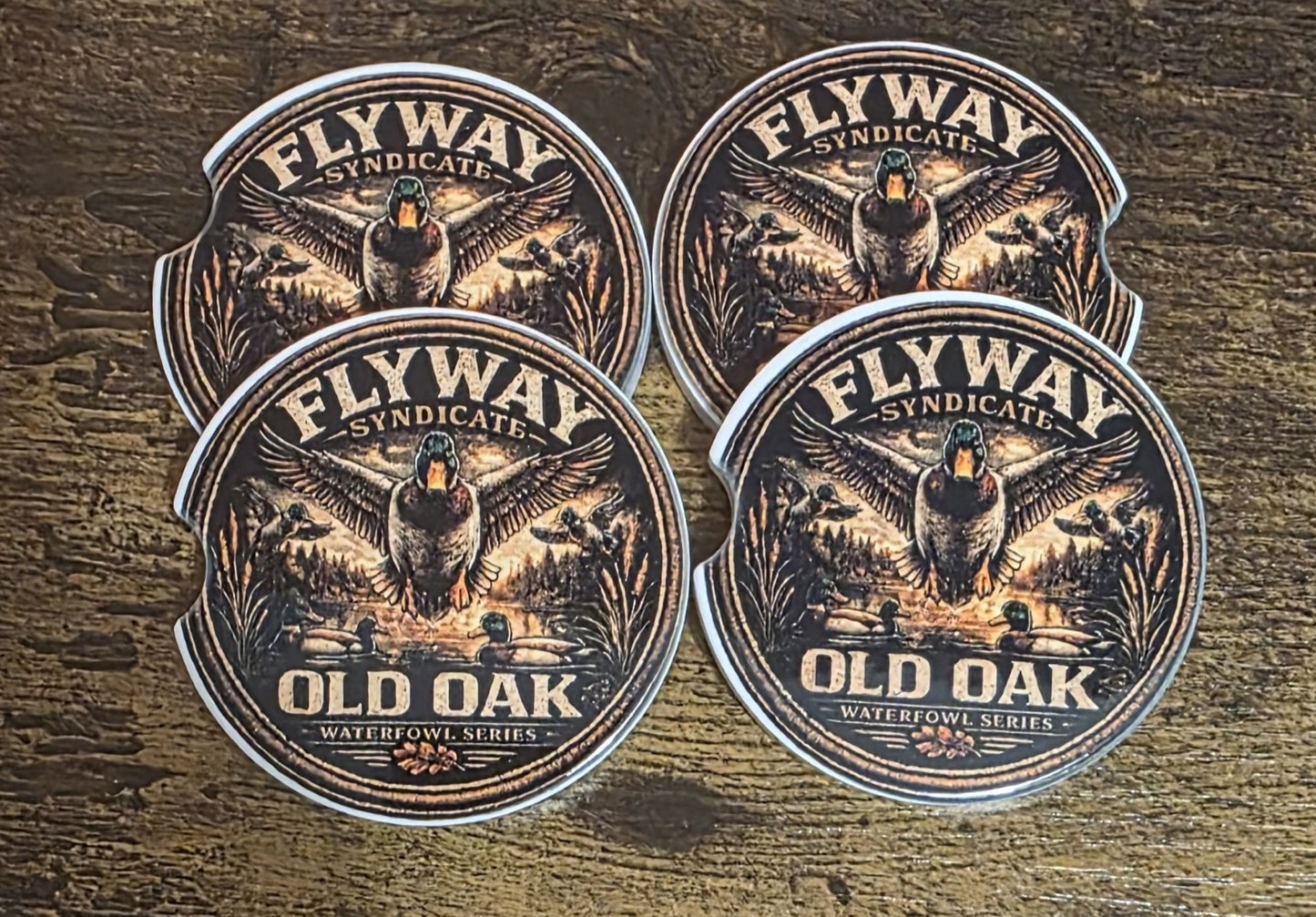 Old Oak Collective Vehicle Coaster Set
