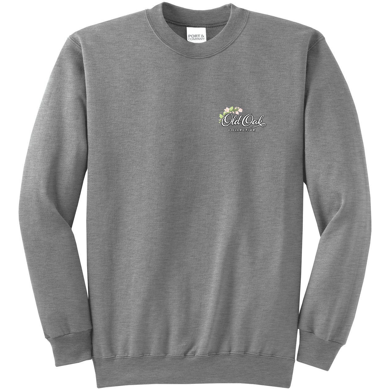 Floral Deer Skull crew neck sweat shirt